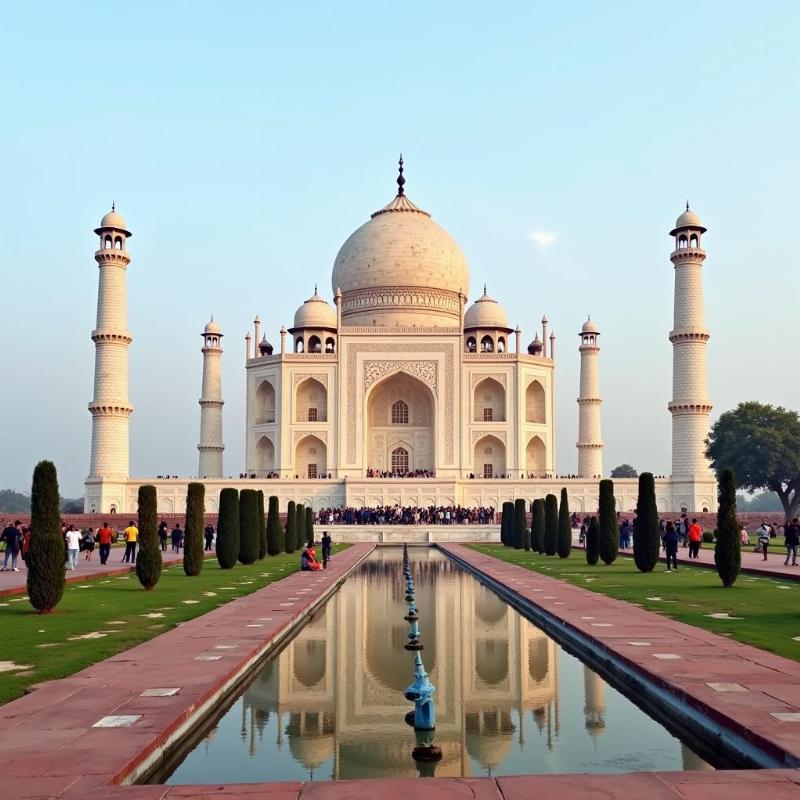 Taj Mahal in November, Agra