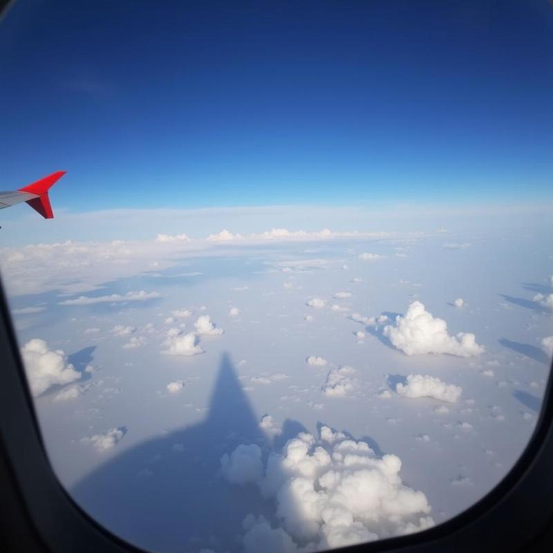 Timelapse from Airplane Window