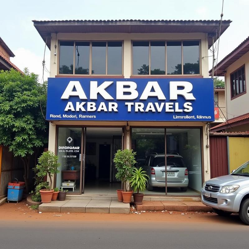 Akbar Travels Kannur Office Exterior