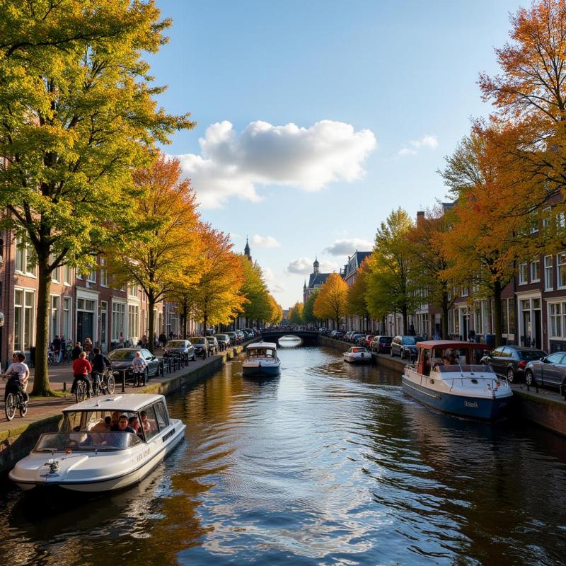 Amsterdam Canal in September