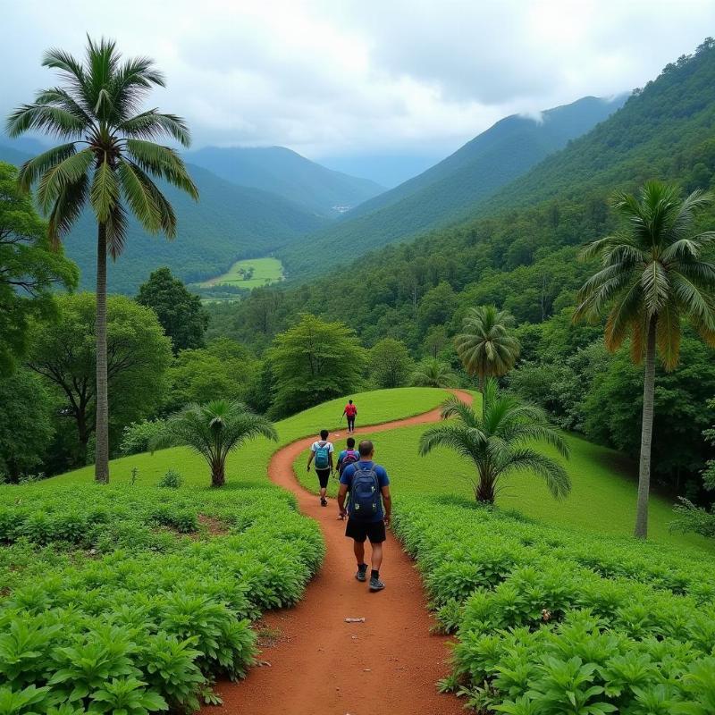 Trekking in Anaikatti Hills