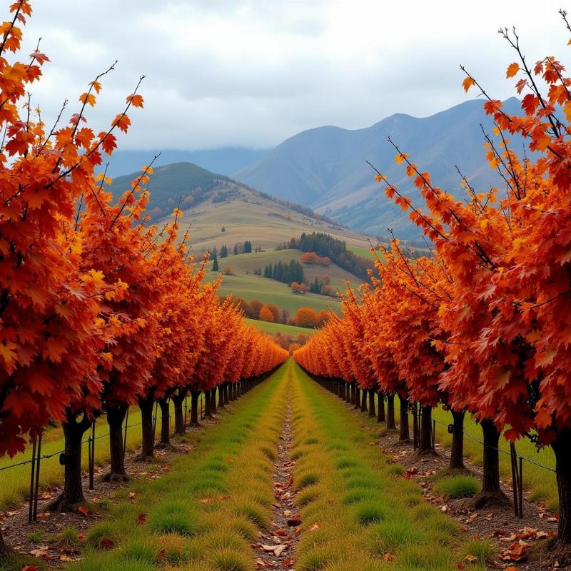 Golden Autumn in Armenian Vineyards