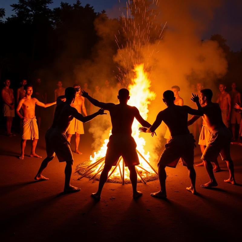 Bali Traditional Kecak Dance Performance