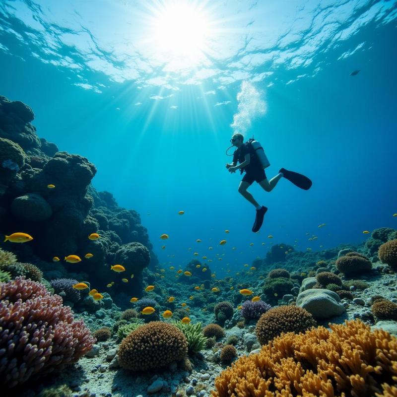 Scuba Diving Near Barren Island