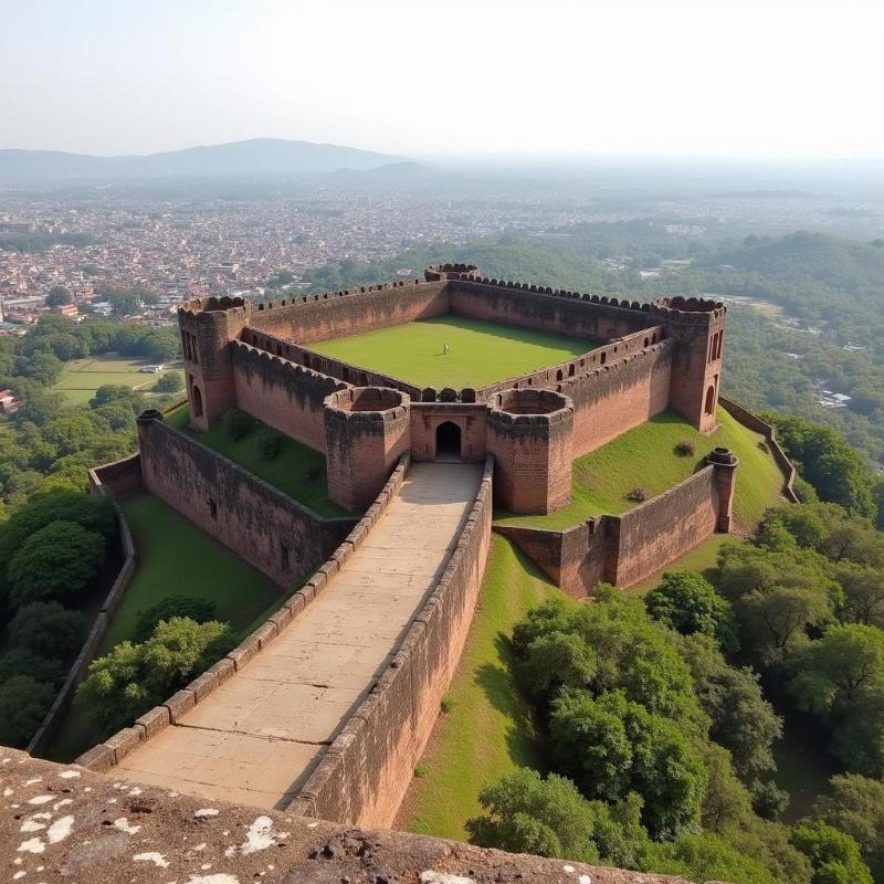 Bellary Fort panoramic view