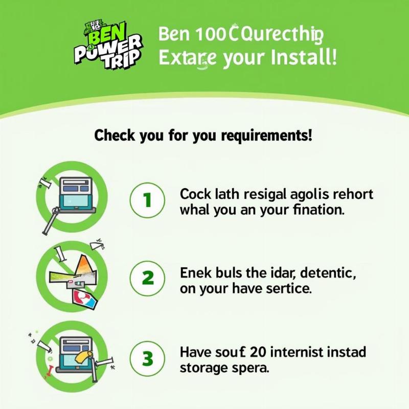 Ben 10 Power Trip Installation Guide