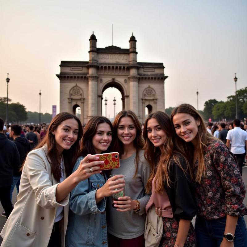 Celebrating Birthday at Gateway of India