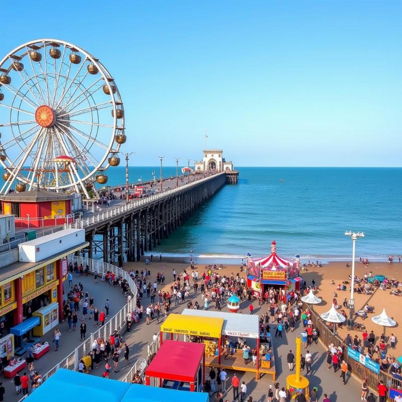 Brighton Pier and Seaside Attractions