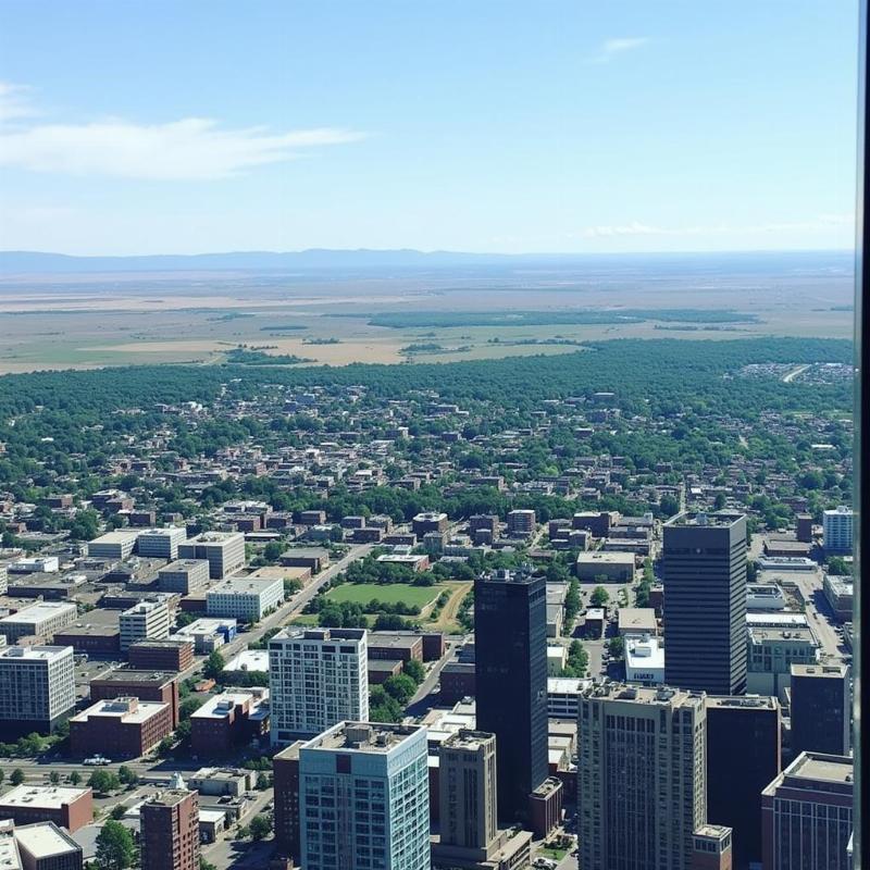 Calgary Tower with City View