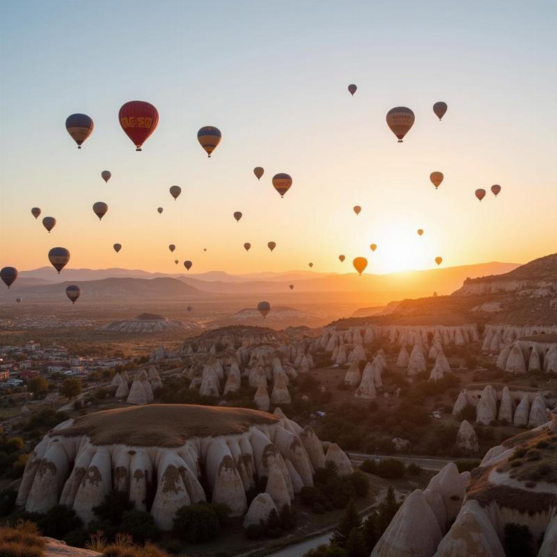 Cappadocia Hot Air Balloon Ride at Sunrise