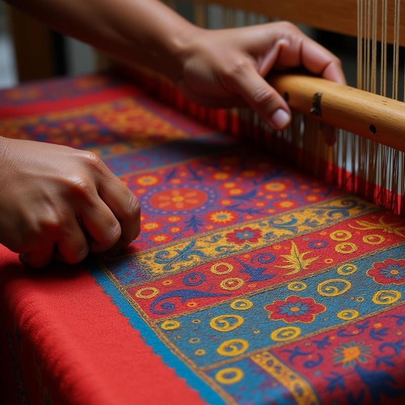 Chanderi Saree Weaving Process