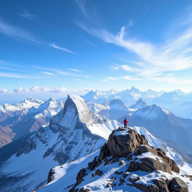 Panoramic view from Chandrashila peak