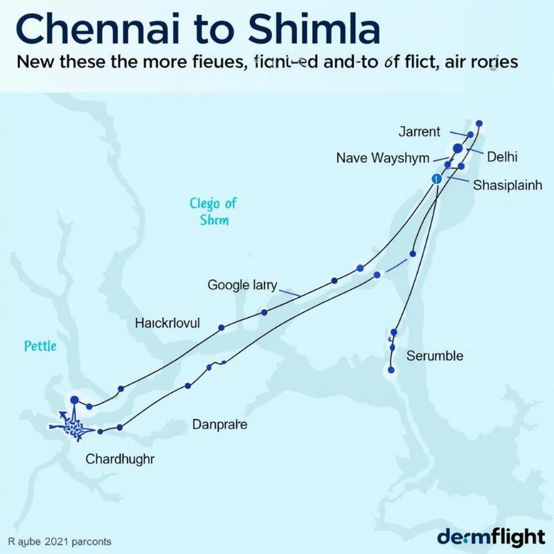 Chennai to Shimla Flight Options