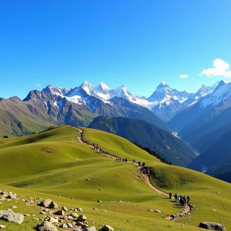 Chopta Tungnath Trek Landscape