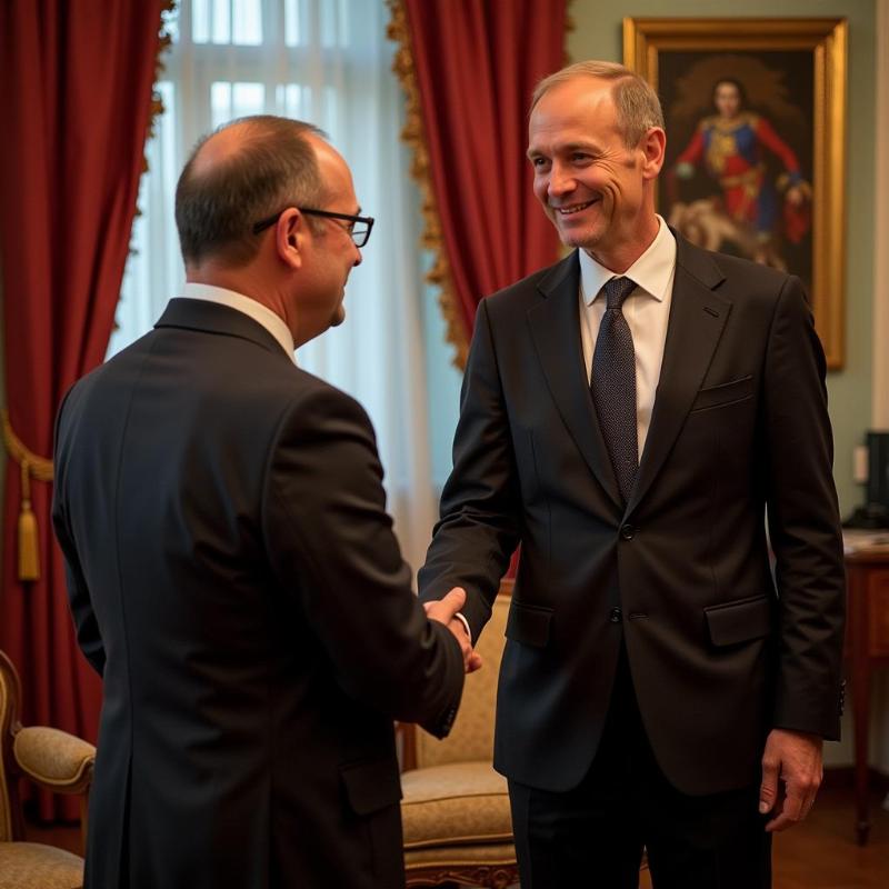 Chubukov and Lomov's First Meeting