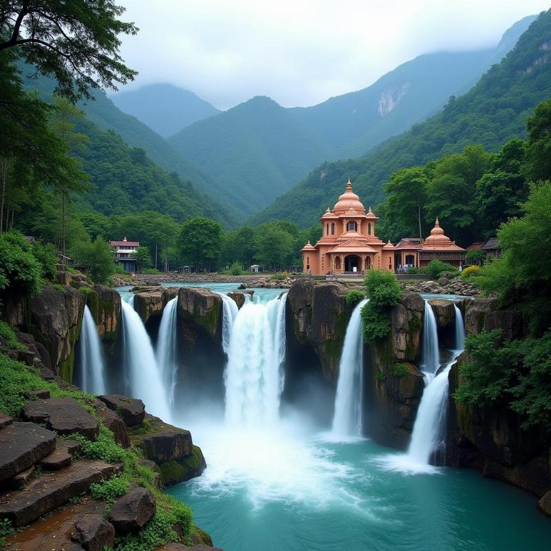 Chunchi Falls and Temple near Kanakapura Road