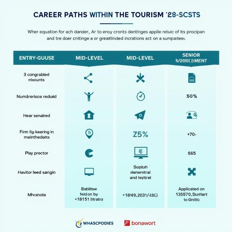 Tourism Career Opportunities Chart