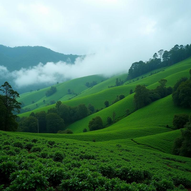 Coorg Hill Station Monsoon View