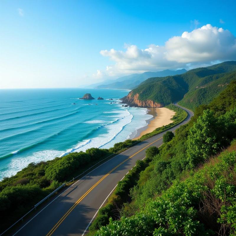 Scenic Highway along the Coromandel Coast