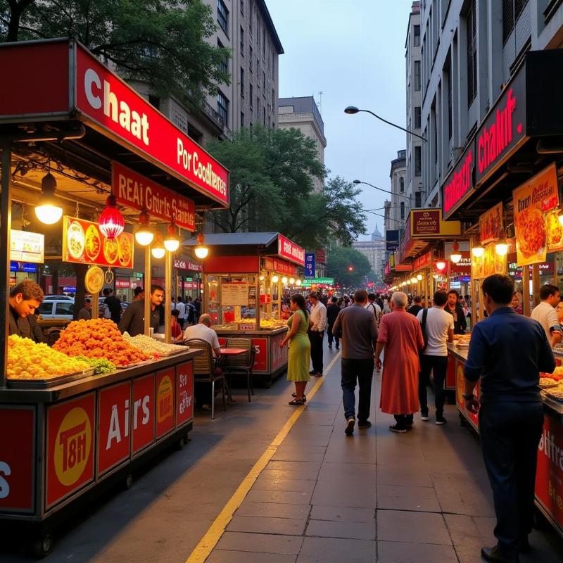 Street Food in Connaught Place