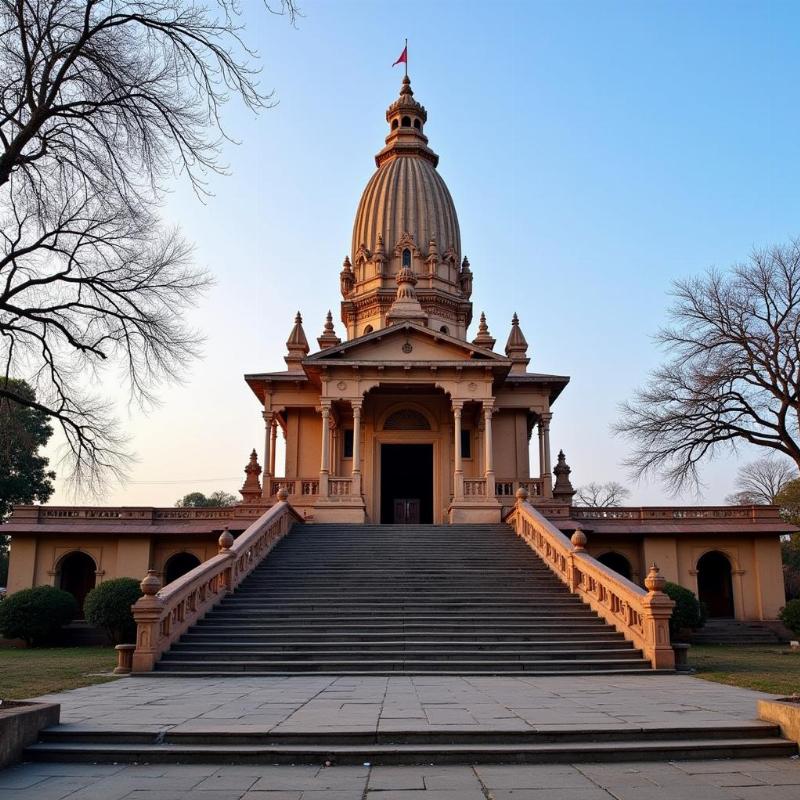 Dakshineswar Kali Temple during winter