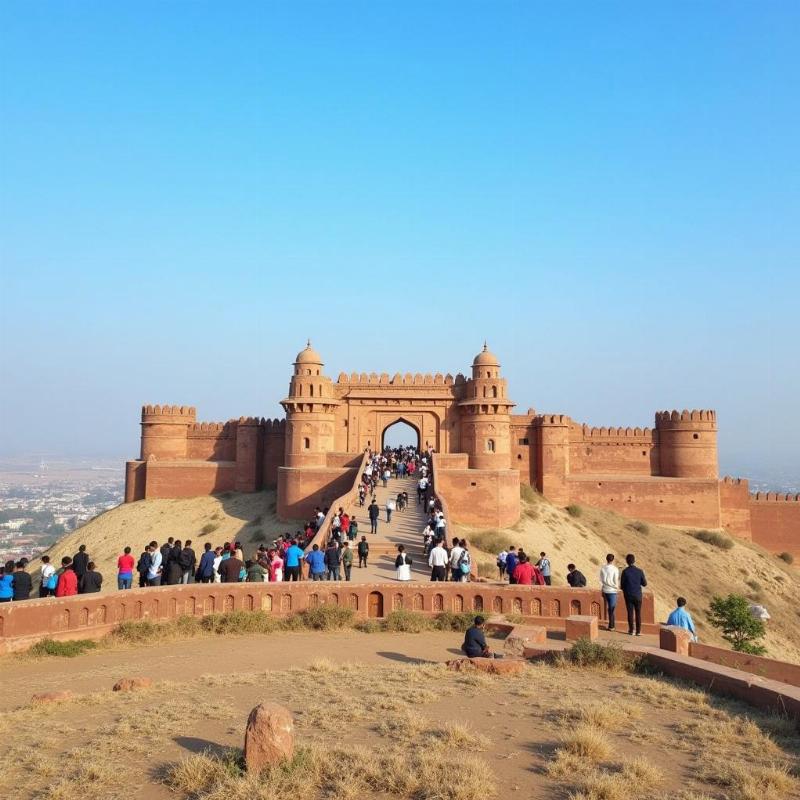 Daman Fort Winter Sky