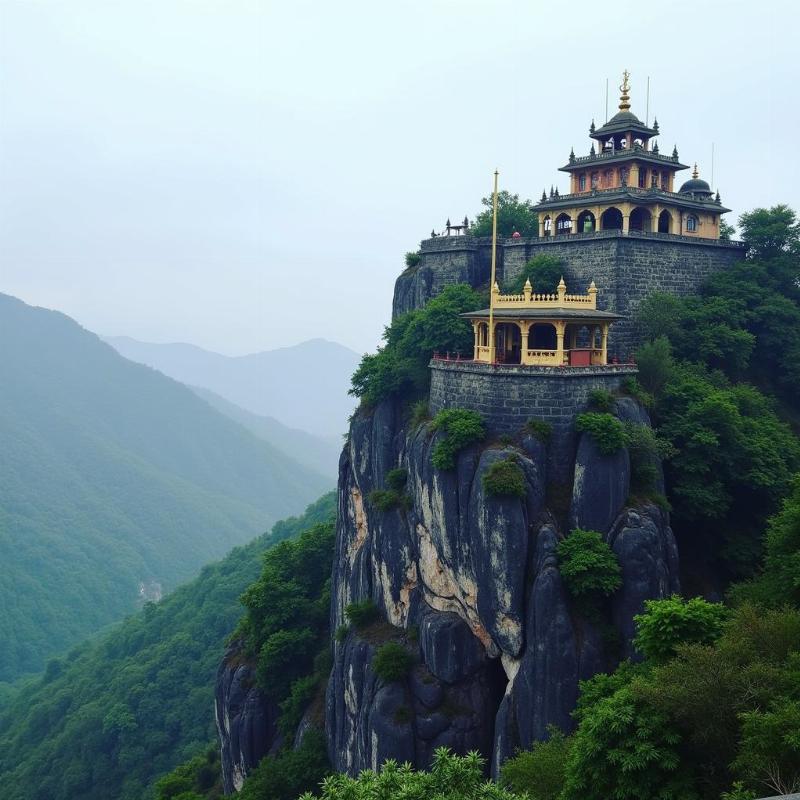 Dattatreya Temple on Girnar Mountain Peak