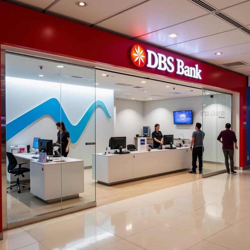 DBS Bank Connaught Place Interior