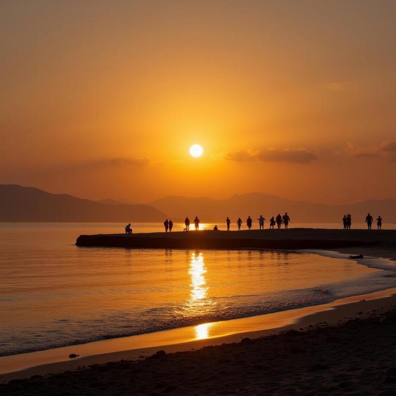 Devka Beach Sunset View