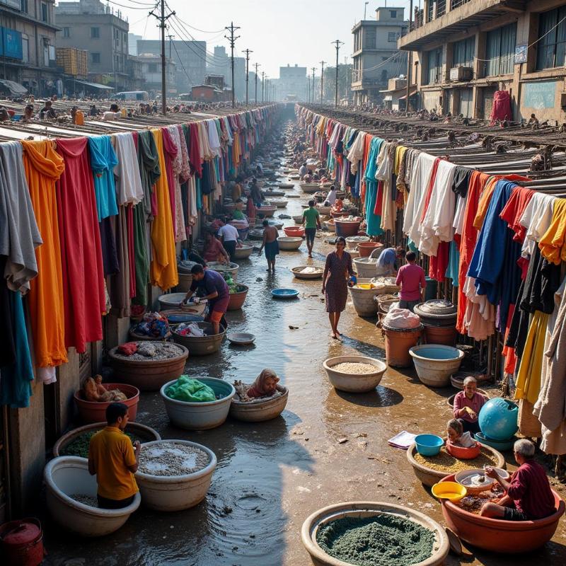 Dhobi Ghat: A Unique Laundry Experience in Mumbai