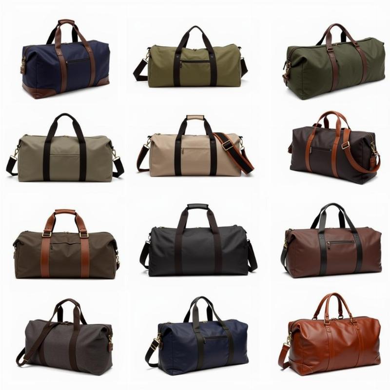 Showcasing Different Styles of Large Duffle Bags