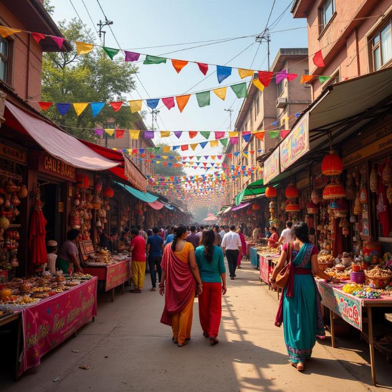 Vibrant Dilli Haat in Delhi