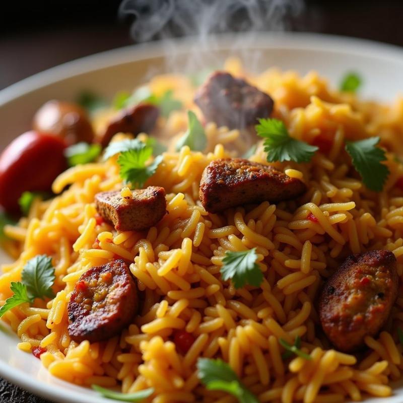 Plate of Dindigul Biryani