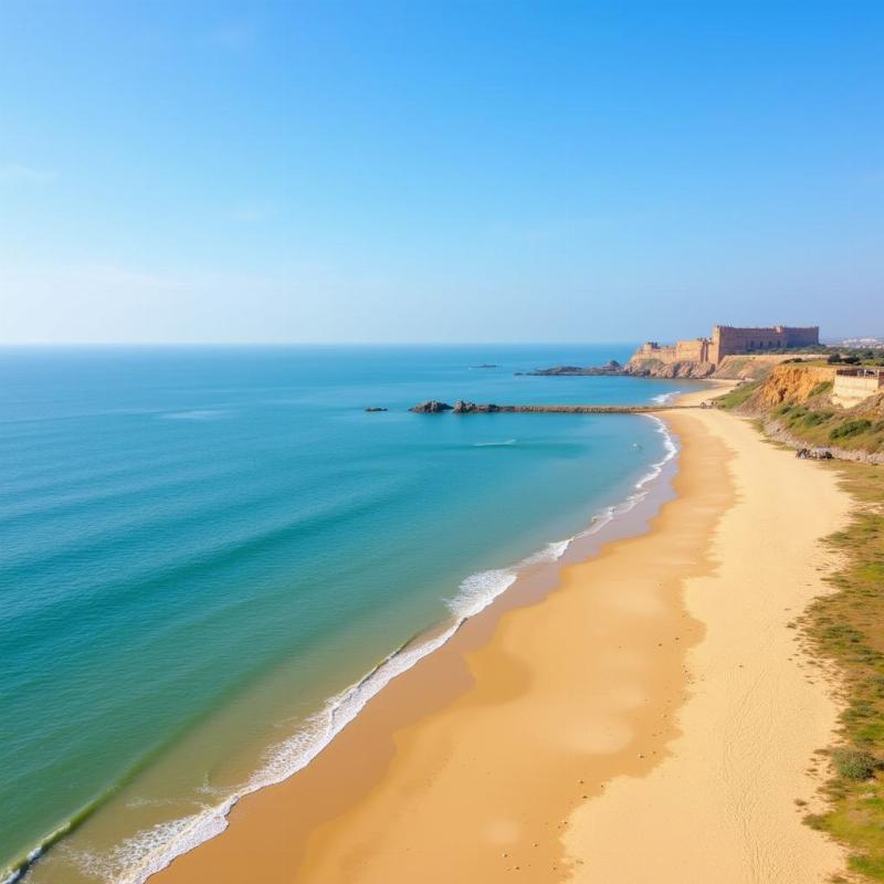 Diu's scenic beaches and historic fort