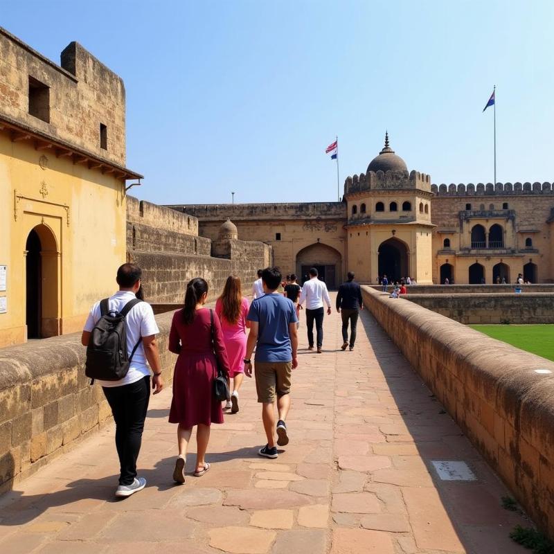 Exploring the Diu Fort