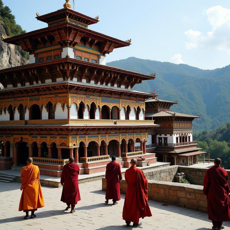 Rumtek Monastery in East Sikkim