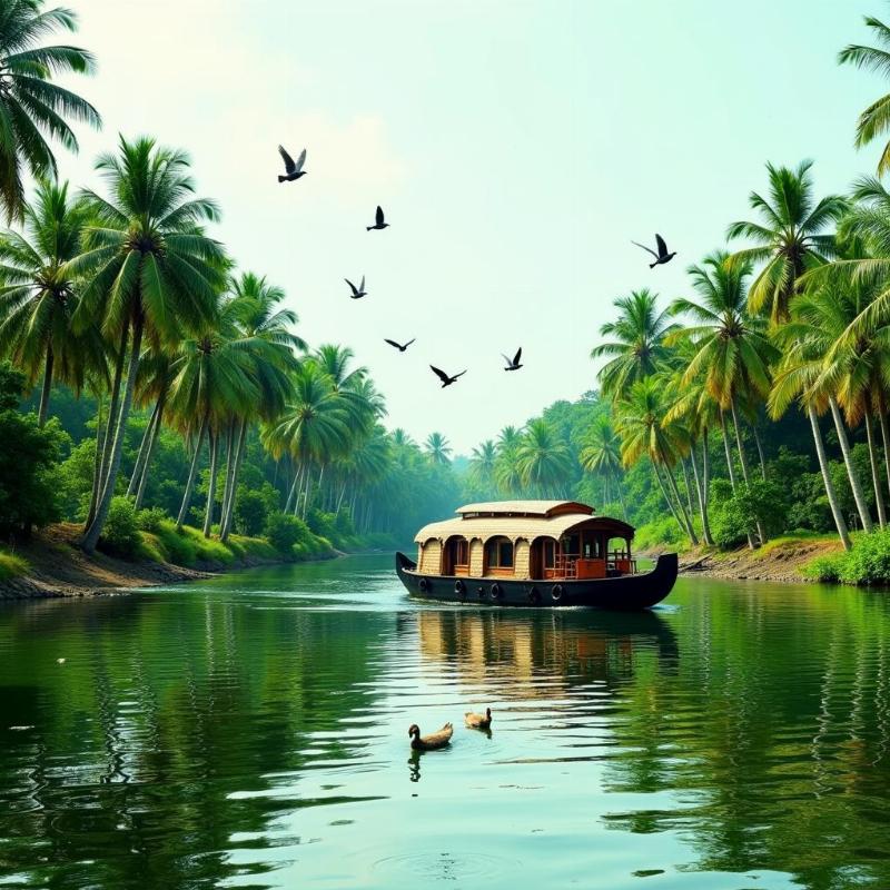 Eco-tourism in India: Exploring the serene Kerala backwaters