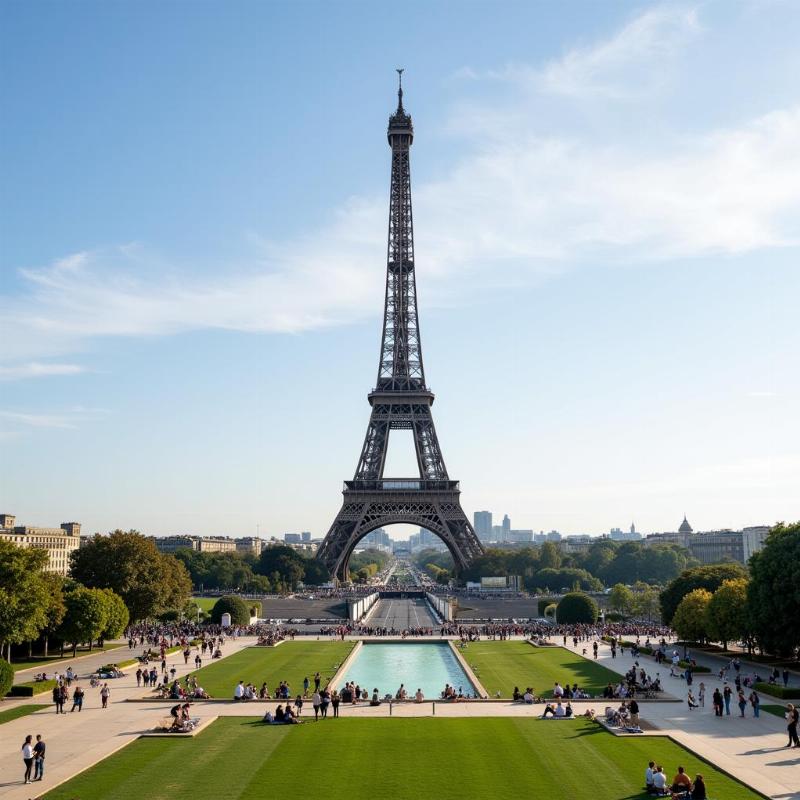 Eiffel Tower from Champ de Mars