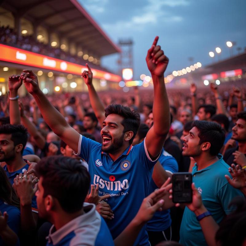 England India 2019 Fans Celebrating