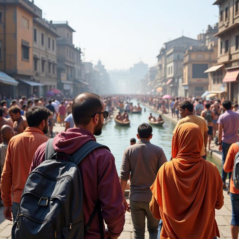 Exploring Varanasi with Friends