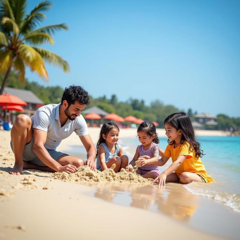 Family Enjoying a Vacation Booked Through a Pimpri Chinchwad Travel Agency