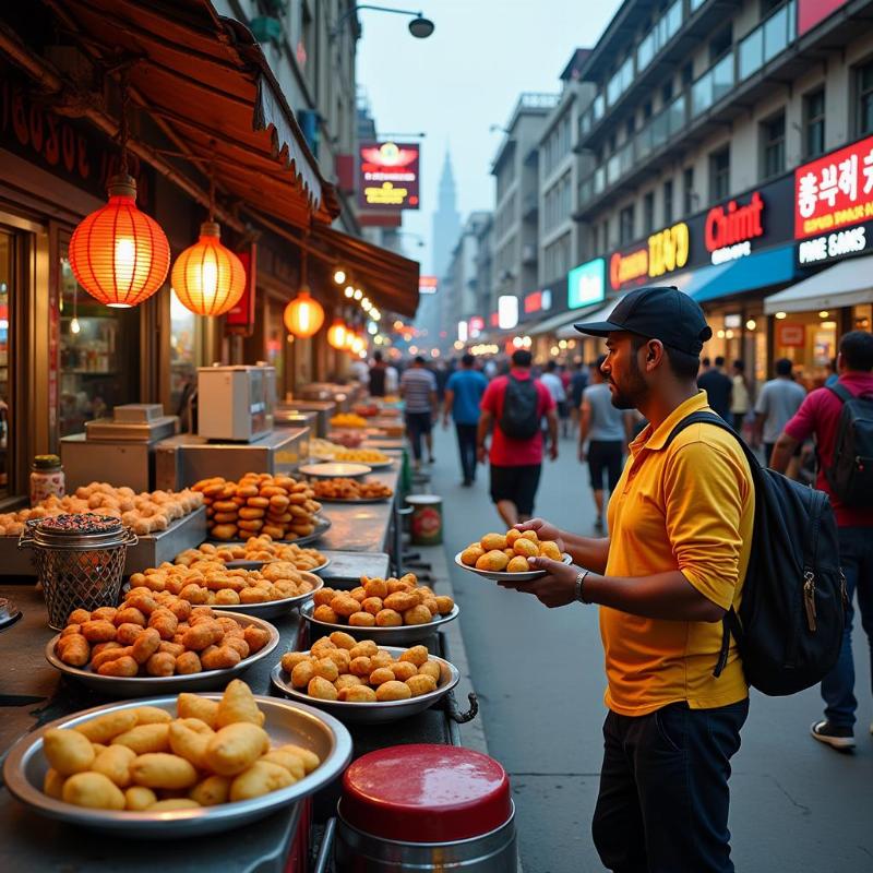 FC Road Pune Street Food Stalls