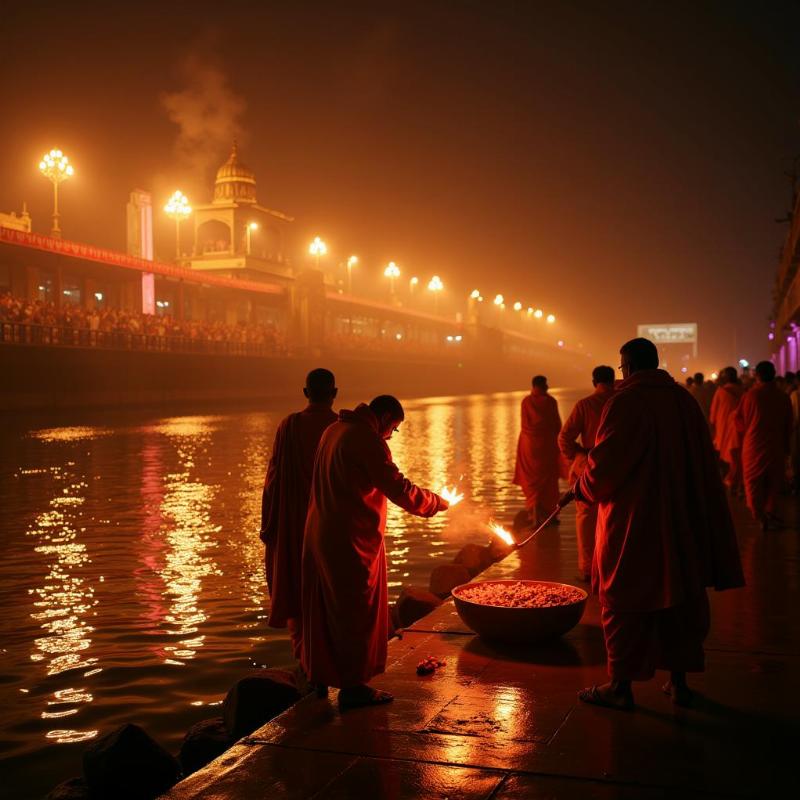 Ganga Aarti at Dashashwamedh Ghat