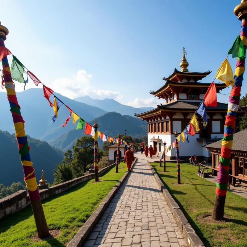 Gompa Buddhist Temple Naharlagun Arunachal Pradesh India