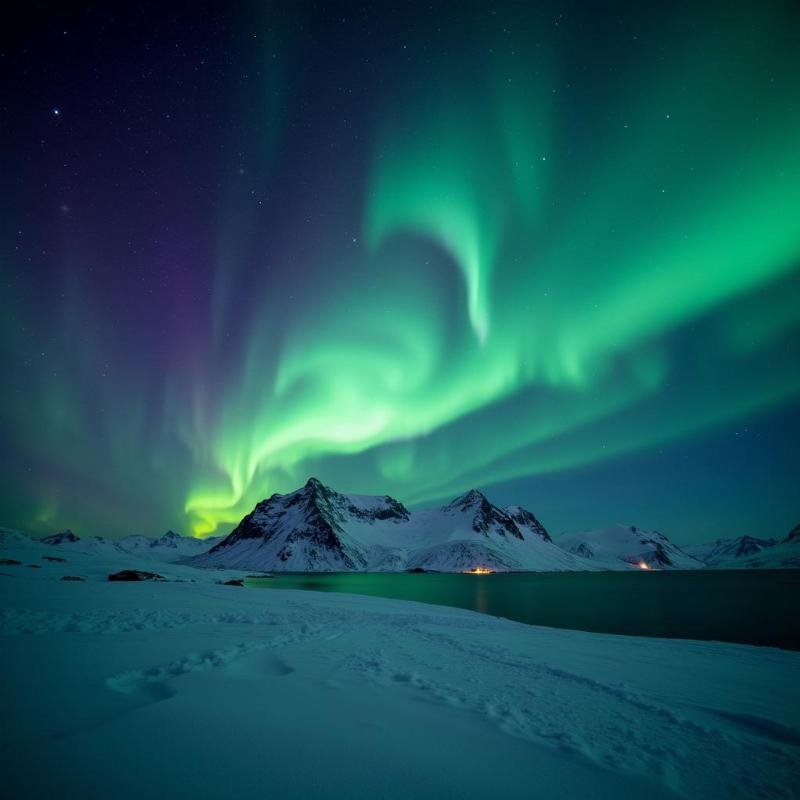 Greenland Northern Lights Display