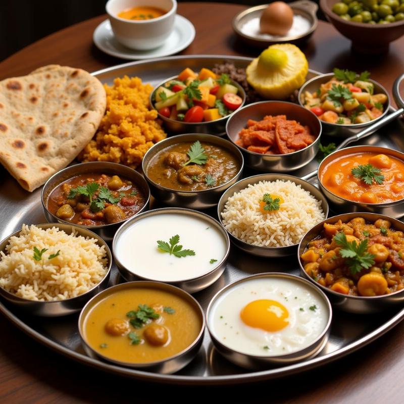 Traditional Gujarati Thali