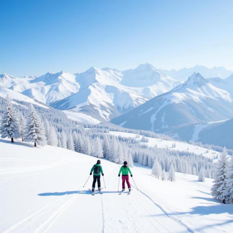 Gulmarg Skiing in December