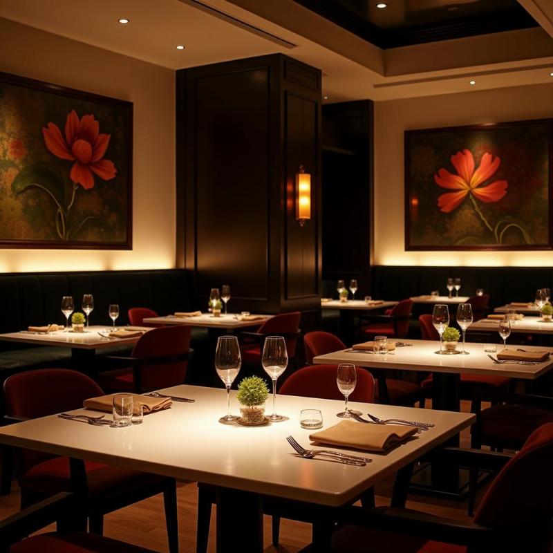 Gurgaon fine dining restaurant interior