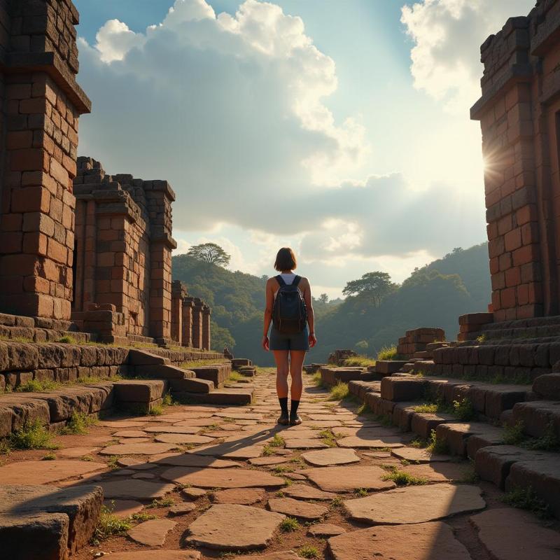 Solo Exploration of Hampi's Ancient Ruins