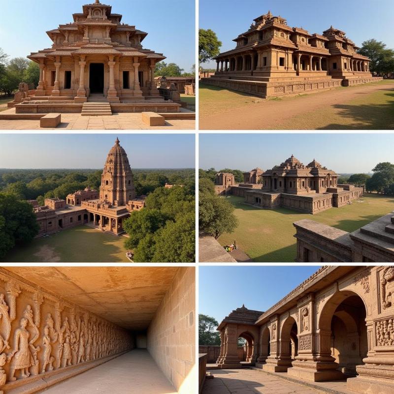 Ancient ruins of Hampi and Badami cave temples